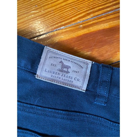 Lauren Ralph Lauren NWT Mid Rise Straight Stretch Jeans Black, Size 12, MP $115 - Picture 11 of 11